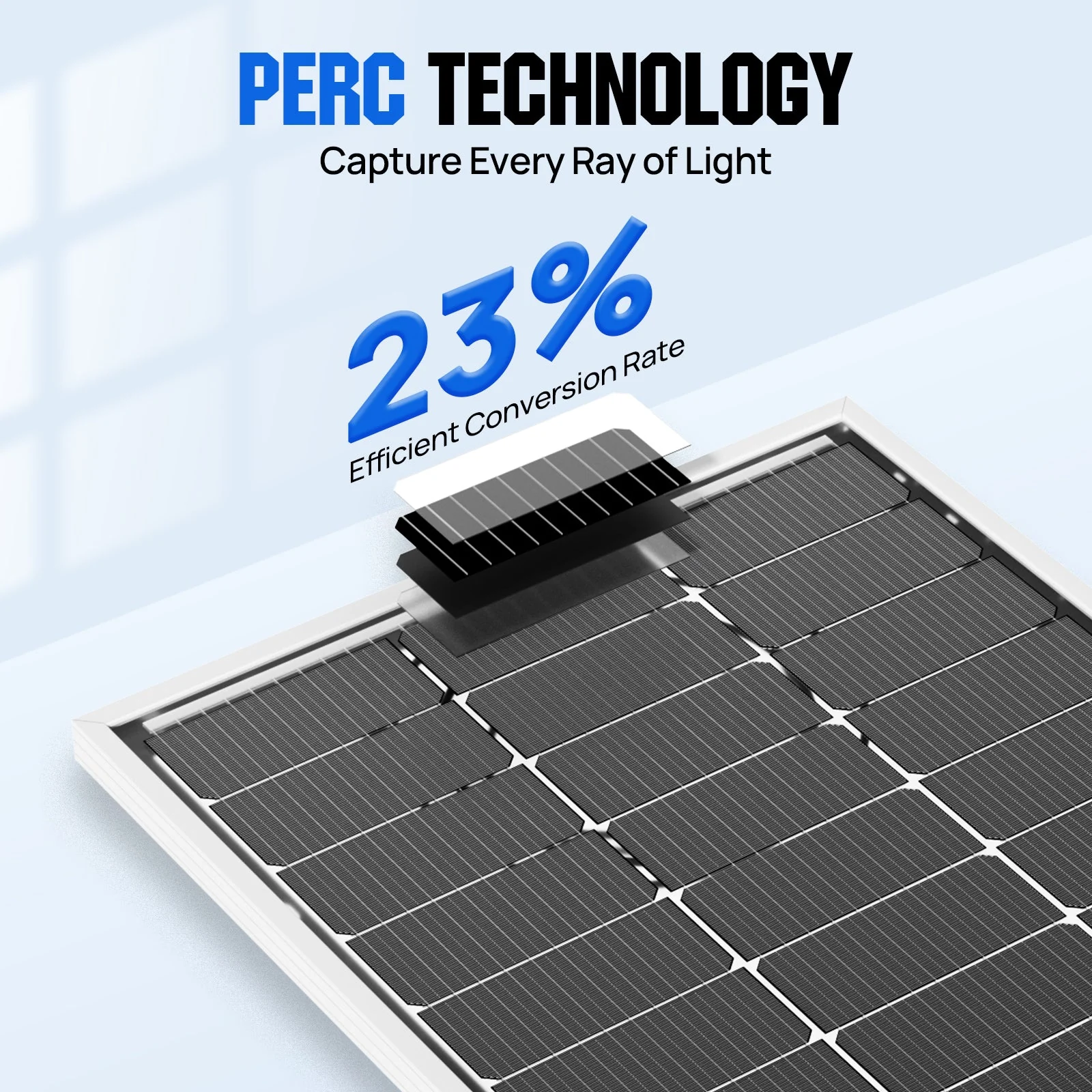 Bifacial 100W 12V Monocrystalline Solar Panel - Image 4