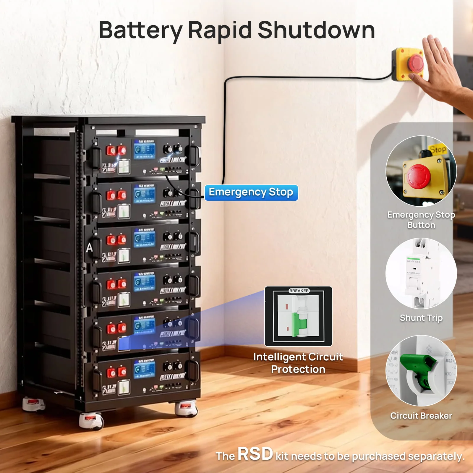 Eco-Worthy Cubix 100 Pro | 51.2V 100Ah Server Rack Battery | -4℉ Charge Available - Image 8